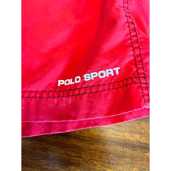 Vintage Polo Sport Ralph Lauren Swim Trunks Size XL Elastic Stretched Out - Picture 2 of 7